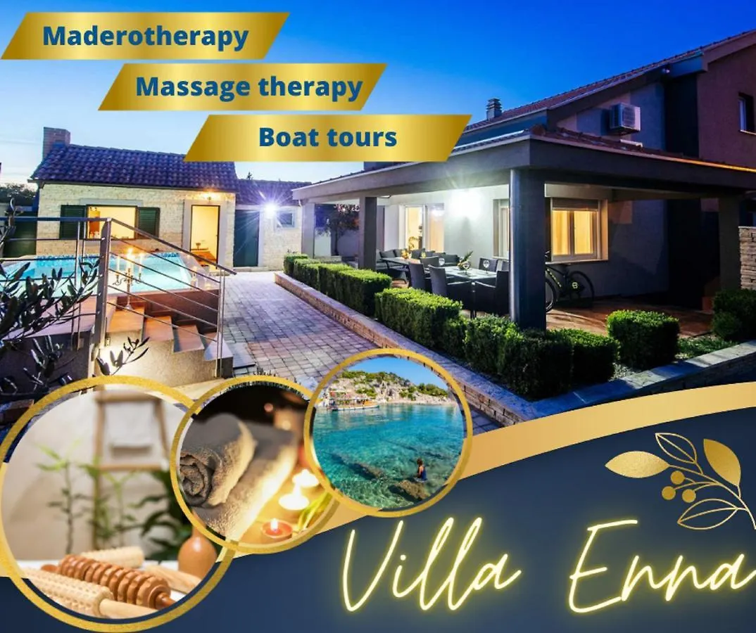 Villa Enna With Heated Pool, Zadar Crno Croatia